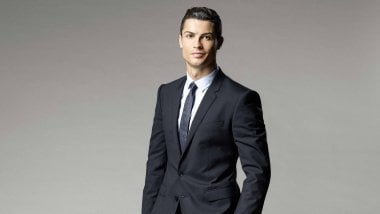Cristiano Ronaldo in a suit Wallpaper