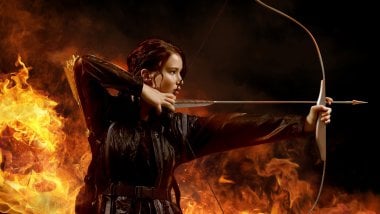 Jennifer Lawrence in The Hunger Games Wallpaper