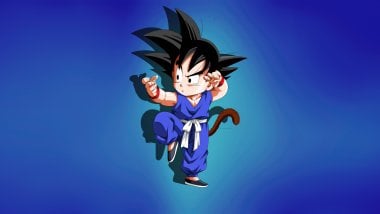 Goku de Niño Dragon Ball Minimalista Fondo de pantalla