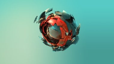 Abstract 3D sphere Wallpaper