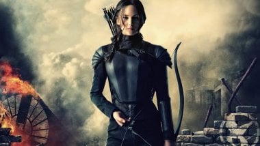 Katniss in Mockingjay Wallpaper