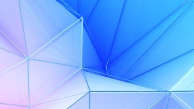 White blue polygons Wallpaper