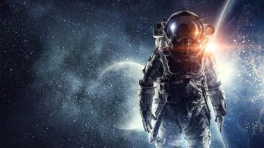 Astronaut in space Wallpaper