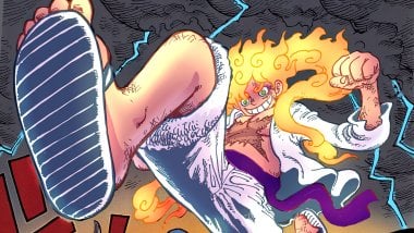Luffy Gear 5 Nika Dios del Sol de One Piece Fondo de pantalla