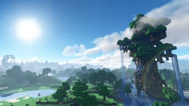 Minecraft Selva Fondo de pantalla