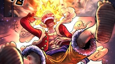 Luffy Gear 5 Sun God Nika Wallpaper