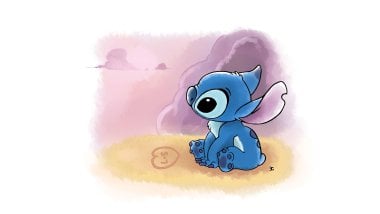 Stitch Ilustración Fondo de pantalla