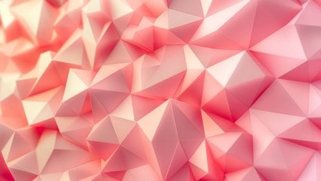 Pink polygonal triangles Wallpaper