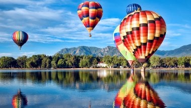 Hot air balloons in Colorado Wallpaper