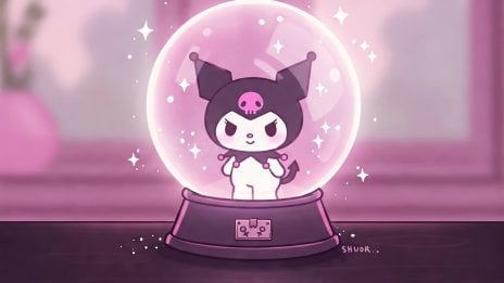 Kuromi en adorno de bola de cristal Fondo de pantalla