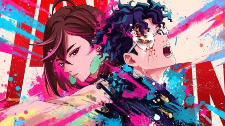 Momo and Okarun from Dandadan Wallpaper
