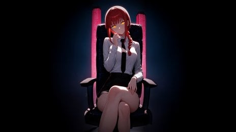Makima de Chainsaw Man Fondo de pantalla