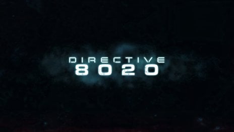 Logo Directive 8020 - Fondo universo abstracto con humo Fondo de pantalla