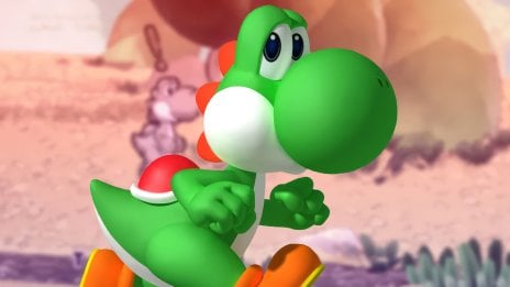 Yoshi Caminando Fondo de pantalla