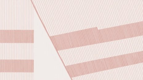 Pink Geometric Striped Pattern - Aesthetic Wallpaper