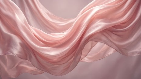 Flowing Pink Silk - Aesthetic Wallpaper