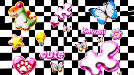 Y2K Cute Kawaii Fondo de pantalla