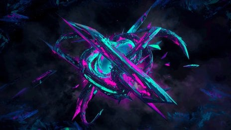 Abstract Neon Energy Vortex - Digital Art Wallpaper Wallpaper