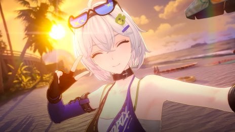 Anime girl on the beach game NTE Wallpaper