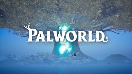 Palworld - Landscape Presentation Logo Wallpaper