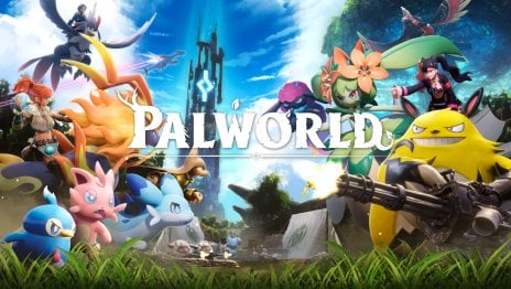 Palworld cover with logo Wallpaper