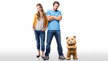 Mark Wahlberg and Amanda Seyfried on Ted 2 Wallpaper