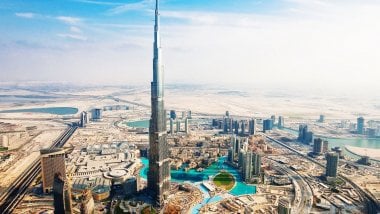 Burj Khalifa Aka Burj en Dubai Fondo de pantalla