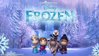 Personajes de Frozen en Littlebigplanet Fondo de pantalla