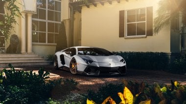 Matte Lamborghini Aventador Wallpaper