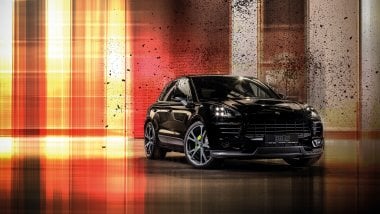 Porsche Macan negro Fondo de pantalla