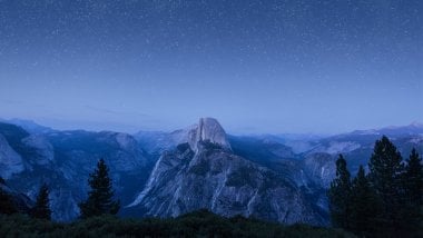 Image of mountains in Apple OS Wallpaper