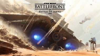 Batalla de Jakku en Star Wars Battlefront Fondo de pantalla