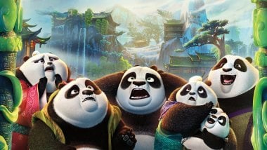 La familia de Po en Kung Fu panda Fondo de pantalla