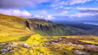 Panoramic view of Isle of Skye Wallpaper