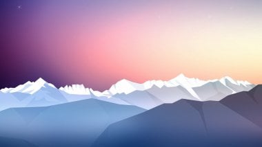 Digital sunset Wallpaper
