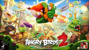 Personajes de Angry Birds 2 Fondo de pantalla