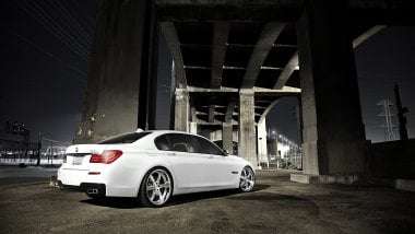 BMW 7 750LI blanco Fondo de pantalla