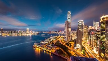 Luces de Hong Kong Fondo de pantalla