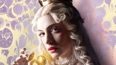 White Queen of Alice Through the Looking Glass Wallpaper