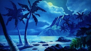 Stage Beach of Lilo and Stitch Wallpaper