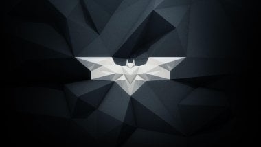 Batman Logo Poligonal Fondo de pantalla