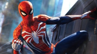 Spider-Man PS4 Hombre Araña con mano empuñada Fondo de pantalla