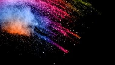 Colored powders and fumes Wallpaper