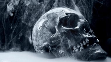 Skull Smoke Wallpaper