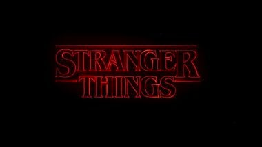 Stranger Things Logo Netflix Fondo de pantalla