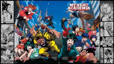 My Hero Academia Personajes Poster Fondo de pantalla
