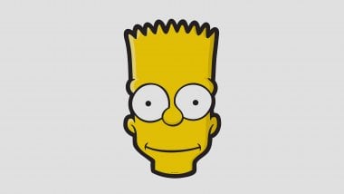 Bart Simpson Minimalista Fondo de pantalla