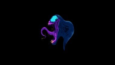 Venom Ilustración arte minimalista Fondo de pantalla