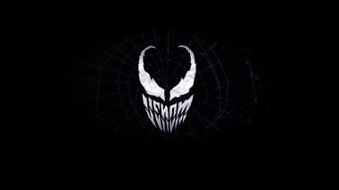 Venom Minimalist Logo Wallpaper