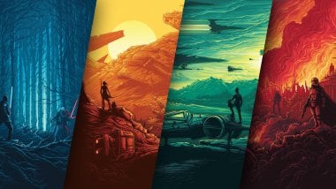 Star Wars The Force Awakens Poster Wallpaper